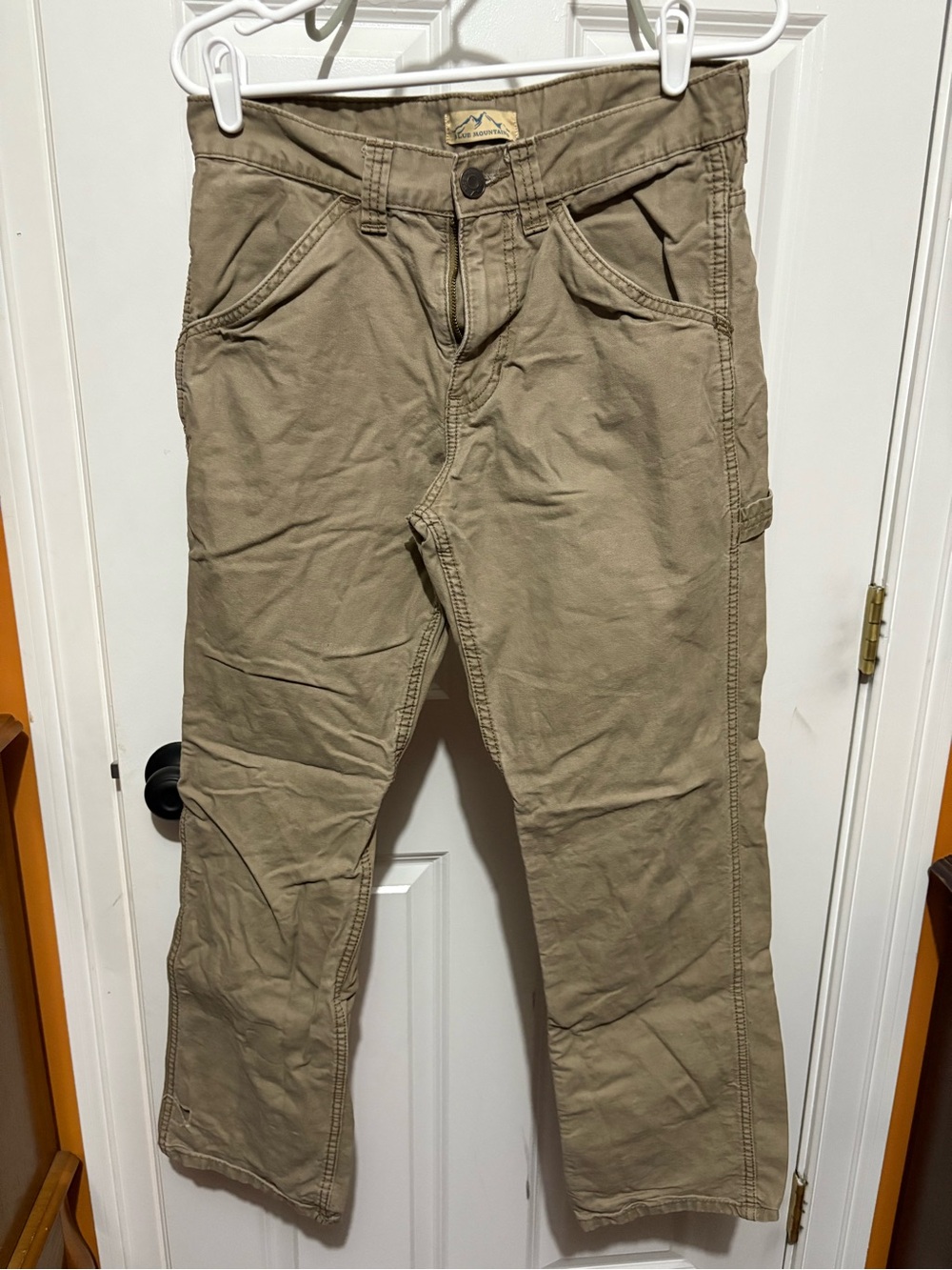 Men's Cargo Work Pants in Khaki - Durable Everyday Style